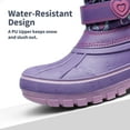 thumbnail image 3 of DREAM PAIRS Boys & Girls Winter Zip Snow Boots Outdoor Warm Waterproof Sport Snow Boot DUCKO, 3 of 6