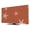 Brick, Rust, Cinnamon, variant on Indoor Elastic TV Cover, Vintage Lake Blue Starfish Dust Proof TV Screen Slipcover Protection, Summer Coastal Beach Marine Stretch Waterproof Monitor Fitted 24" TV Covers for Inside