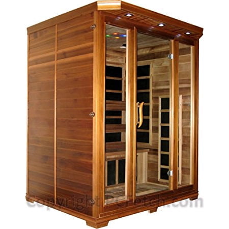 3 Person Sauna Red Cedar 7 Carbon Fir Far Infrared Heaters 1