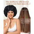 thumbnail image 4 of Gorro de seda AWAYTR para mujeres que duermen, 100% seda de morera, 4 of 7