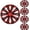 Black Lacquer & Red Lacquer, variant on 16 inch Universal Hubcap Wheels Cover Replacement for Car Truck SUV ABS&PC Hub Caps Accessories Set of 4,Black Lacquer & Blue Lacquer