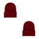 thumbnail image 2 of Gorro Beanie Qarigey Gorras de punto Skullcap Accesorios para el cabello Azufaifo rojo, 2 of 6