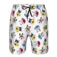 thumbnail image 3 of Zufioo French Bulldog With Coffee Cup for Men's Casual Beach Shorts, Sports Fitness Quick-drying Drawstring Shorts with Pockets for Home Wear-Medium, 3 of 6