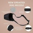 thumbnail image 5 of Colenumone Dog Muzzle Breathable Air-Mesh 3D – Mesh Soft Muzzle for Small Medium Large Sized Dogs, Adjustable for No Bark, Scavenging, Licking & Chewing, Prevent Biting(S–XL), 5 of 8