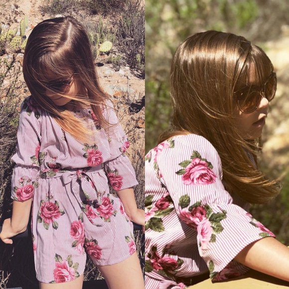 Pretty Toddler Kids Baby Girl Romper Floral Bodysuit Sunsuit Playsuit Clothes