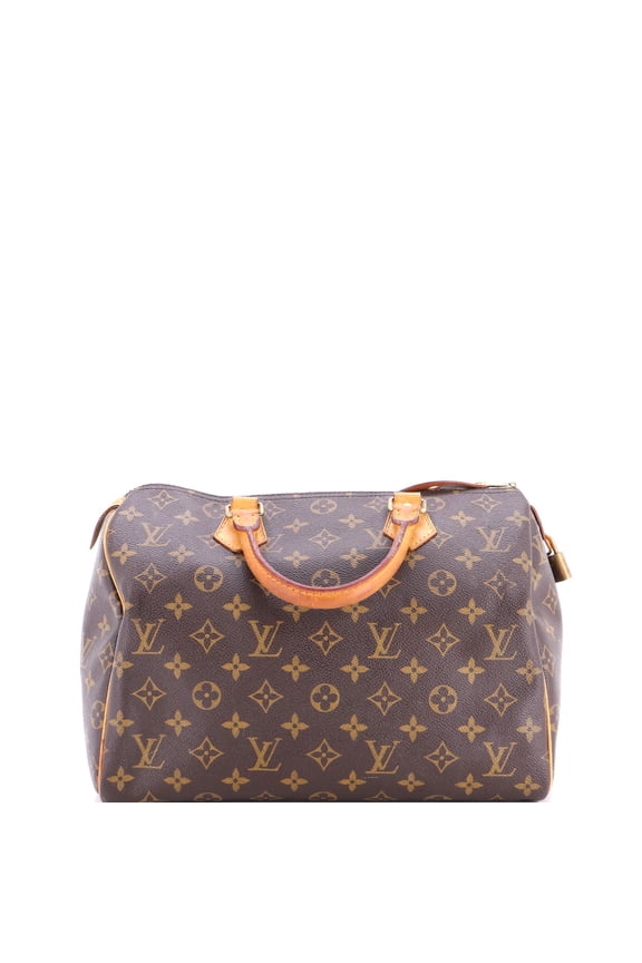 Pre-Owned Speedy Handbag Monogram Canvas 30 By Rebag