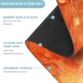 thumbnail image 5 of Bath Mat Rug Set 2 Piece, Super Absorbent Quick Dry Bathroom Rug Set, Non Slip Rubber Backed Bathroom Floor Mat for Tub Shower Sink (17"x24"+17"x24", Orange), 5 of 6