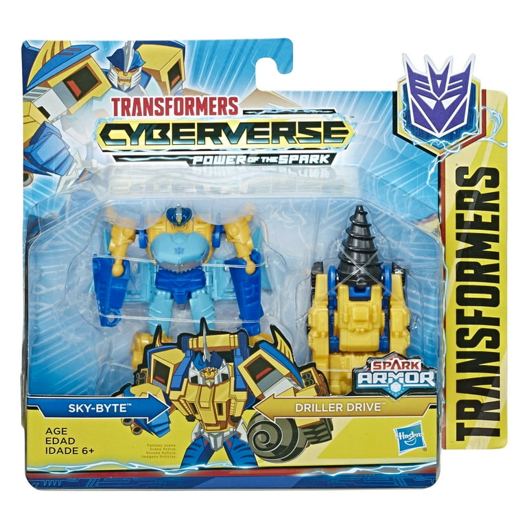 Transformers Cyberverse Power of the Spark Sky-Byte & Driller Drive - Spark Armor Transformers Cyberverse Power of the Spark Sky-Byte & Driller Drive - Spark Armor