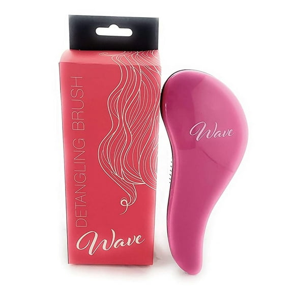 G.B.S Wave Detangle Brush, Detangling Brush For Women & Men - Pink