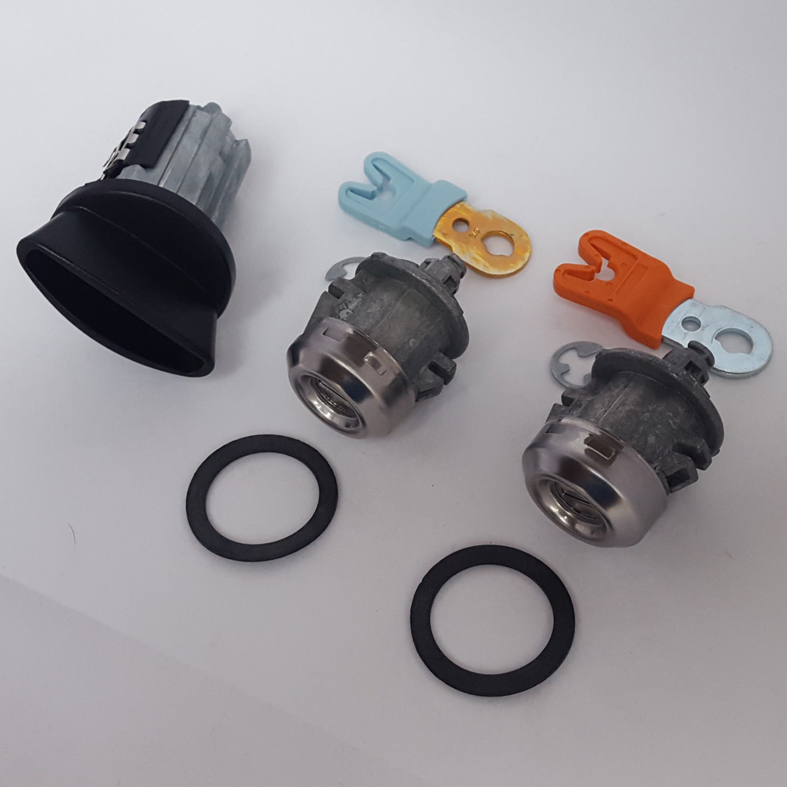 Ford Ignition & Door Lock Cylinder Set With 2 Chip Keys – Lockcraft (USA Made)