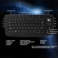 thumbnail image 3 of E30 2.4GHz Clavier Sans Fil avec Trackball Roue de Défilement Télécommande pour Android Smart TV Ordinateur Portable Noir, 3 of 7