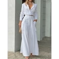 thumbnail image 3 of Ensemble Chemise & Pantalon Tendance à Manches Longues pour Femmes Tenue Élégante Décontractée Mode Confortable, 3 of 6