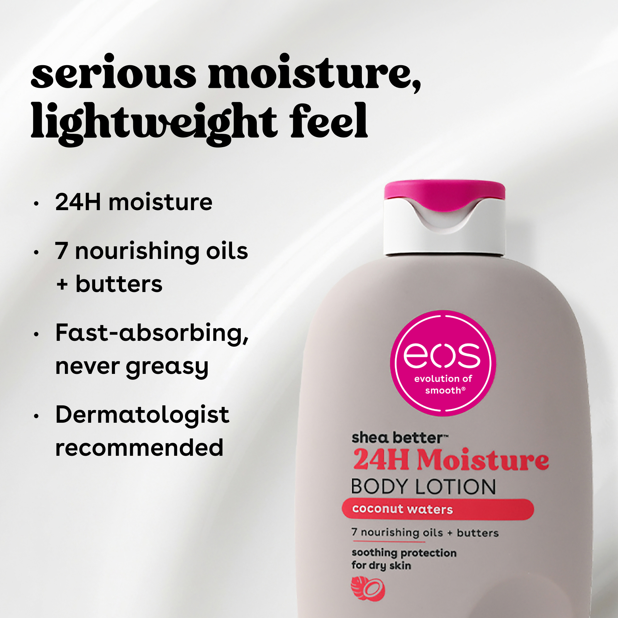 eos Coconut Waters Shea Better Body Lotion, 16 fl oz photo 5