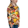 thumbnail image 3 of Lsque Sml Jeffy Patten Youth Hoodie Sweatshirt Pullover with Kangaroo Pocket Boys and Girls Hoodie Warm Hoodie for Kids, 3 of 8