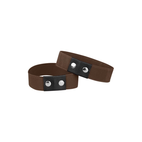 INSPIRE CHIC Women's Detachable Shoe Strap Belt Band Elastic Shoe Ankle Strap Brown Total length: 20.8cm/8.19"