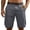 08 Dark Gray, variant on Below the Knee Shorts for Men Long Cargo Baggy Stretch Bermuda Elastic Waist Multi-Pockets Big and Tall Hiking Pants 08 Wine 3XL