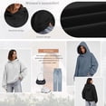 thumbnail image 5 of SUNBS Oversized Hoodies for Women Pullover Long Sleeve Hooded Sweatshirts with Kangaroo Pocket, 5 of 8