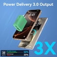 thumbnail image 2 of Bloque de cargador USB C Ubearkk 40 W, 4 puertos tipo C, carga rápida, 2 of 7