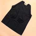 thumbnail image 2 of Hairstylist Apron For Professional Service Use In Black Color With Protective Features And Long-Sleeved 1Pcs, 2 of 5