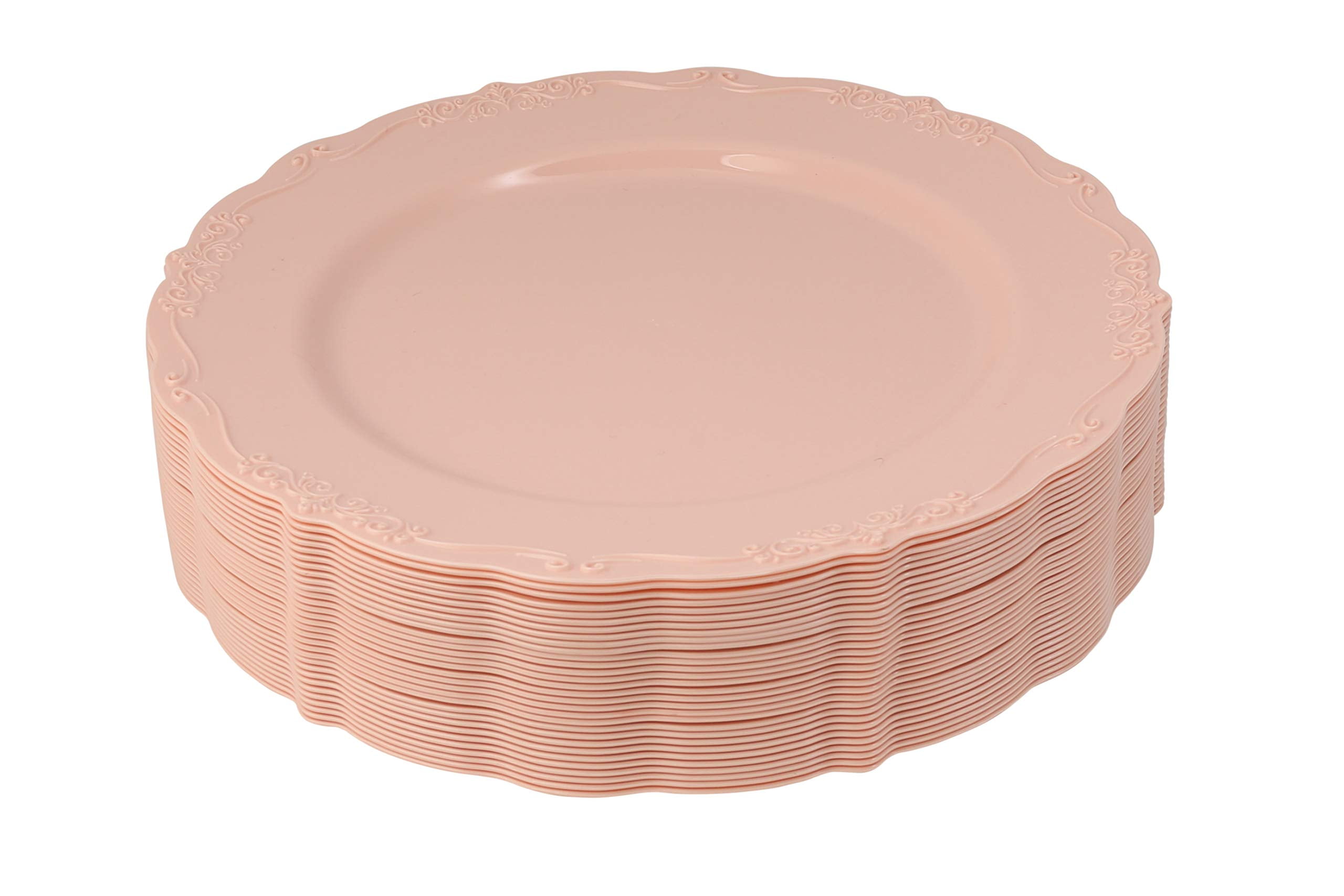Sweet 16 'Blush' Small Paper Plates (8ct) - The Party Place - Fort