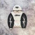 thumbnail image 1 of New Geometric Patchwork Design Hoodie Embroidery Splicing Hoodies Women Y2k Sweatshirt Gothic Daily Casual Men Version Tops, 1 of 5