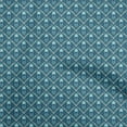 thumbnail image 1 of oneOone Viscose Jersey Teal Blue Fabric Asian Suzani Dress Material Fabric Print Fabric By The Yard 60 Inch Wide, 1 of 5