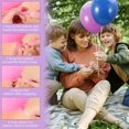 thumbnail image 3 of Palitos Exircy de plástico transparente para globos, 20 unidades con bases de 32 cm, 3 of 5