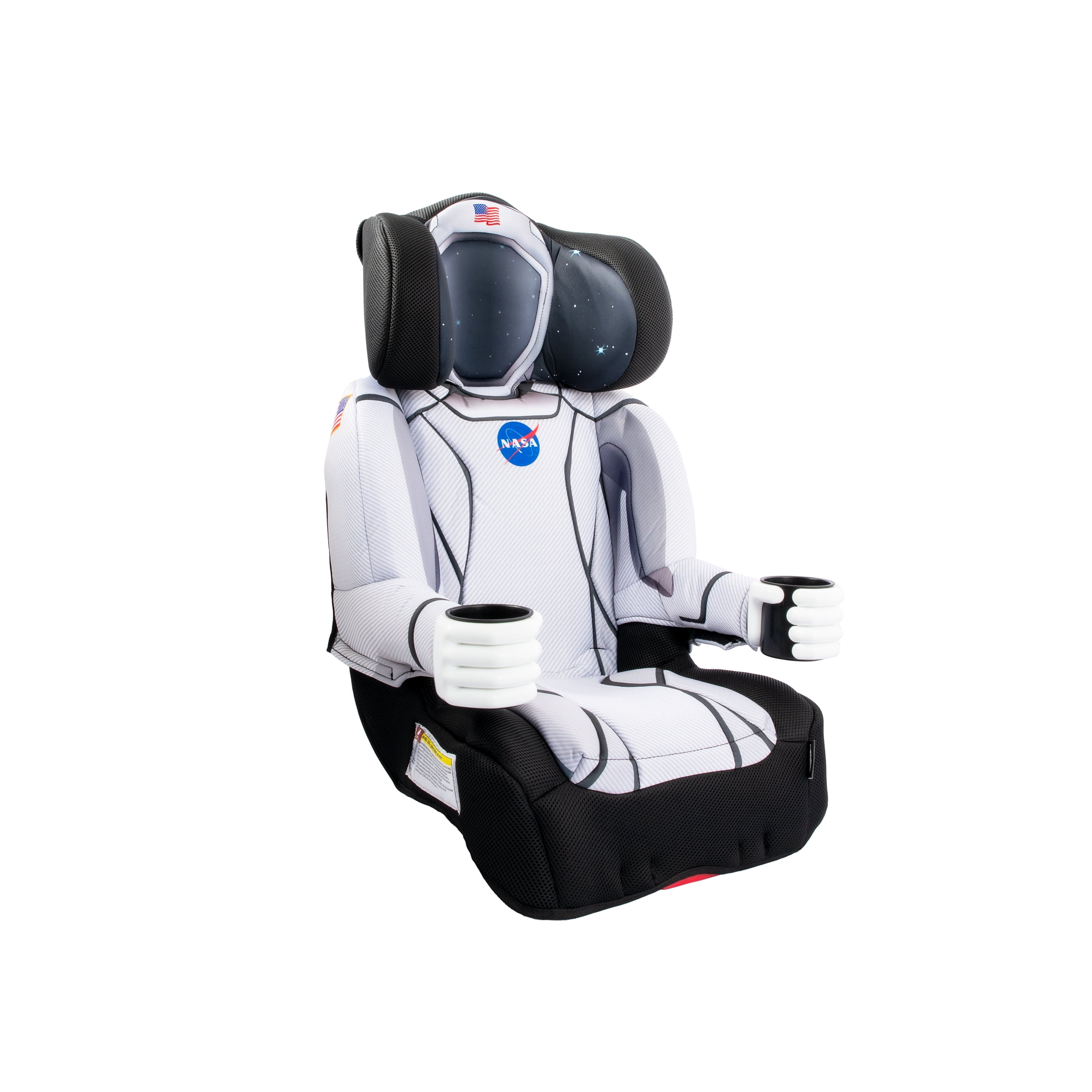 KidsEmbrace NASA Astronaut High Back Booster Car Seat (NO Harness - NO Latch) for Children Weighing 40-100 lbs.