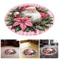 thumbnail image 2 of TIELUTT 3D Visual Rug Santa Up Design Festive Doormat for Xmas Indoor Outdoor Use Knit Throw Blanket for Bed Center Carpet for Living Room Carpet Indoor Large Knitted Blankets Extra Large Blanket, 2 of 8