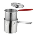 thumbnail image 4 of Fiocias Deep Frying Pot Multifunction Milk Pot with Filter Basket Pan Deep Fryer Cooking, 4 of 8
