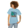 thumbnail image 4 of Rodeo Peace And Love Unisex Heavy Cotton Tee, 4 of 9