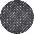 thumbnail image 1 of Slipmat Slip Mat Scratch Pad Felt for any 12" LP DJ Vinyl Turntable Record Player Custom Graphical - Diamond Plate Black, 1 of 1