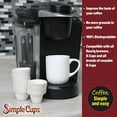 thumbnail image 2 of Disposable Filters Compatible with Keurig Brewers- 300 Replacement Single Serve Paper Filters Compatible with Regular and Reusable K Cups- Use Your Own Coffee, 2 of 5