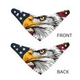thumbnail image 3 of Rateoe American Bald Eagle Print Pet Scarf for Dogs and Cats – Stylish Reflective Design, Breathable & Durable Pet Bandana with Quick-Release Buckle-Large, 3 of 5