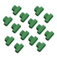 thumbnail image 2 of Greeniant 100 piezas abrazaderas Clips parasol vegetal marco sombreado red aro tubo hebilla a presión extensión soporte cobertizo carpas pequeña cabeza única, 2 of 6