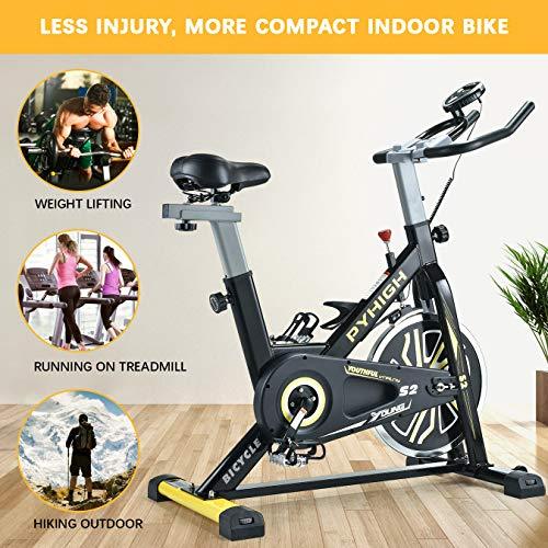 pyhigh indoor cycling bike stationary exercise bike