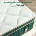 thumbnail image 6 of JEEKEA Twin Size 12 Inch Mattress in a Box, Memory Foam & Individually Pocket Coils Springs for Pain Relief & Cooler Sleep, Medium Firm Mattress with Motion Isolation & Strong Edge Support, 6 of 8