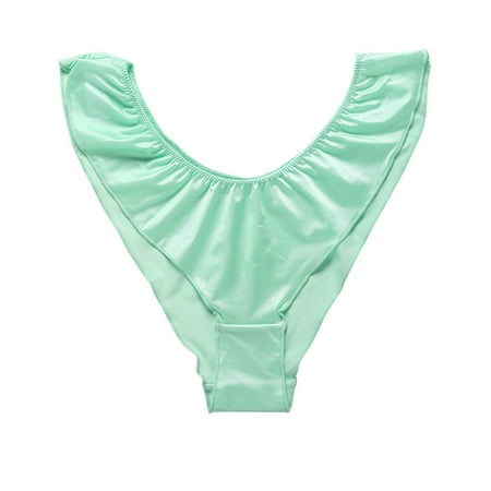 BYOIMUD Women s Lace Bikini Lightweight Cheeky Hipster Mesh Sheer See Through Panty Allover Breathable Hi-Cut Panty Cute Clothes Fashion Gift for Women 2023 Green L