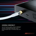 thumbnail image 4 of Coaxial Cable Triple Shielded CL3 in Wall-Rated (6 ft) RG6 Digital Audio Video (Coax Cable) Satellite TV, Antenna, Male F Connector Pin - 6 Feet, 4 of 7