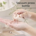 thumbnail image 3 of Lulupack 1 oz Airless Pump Bottles, Travel Lotion Container, Skincare Containers for Moisturizer(Plastic, Pink Matte, 3Pcs), 3 of 8