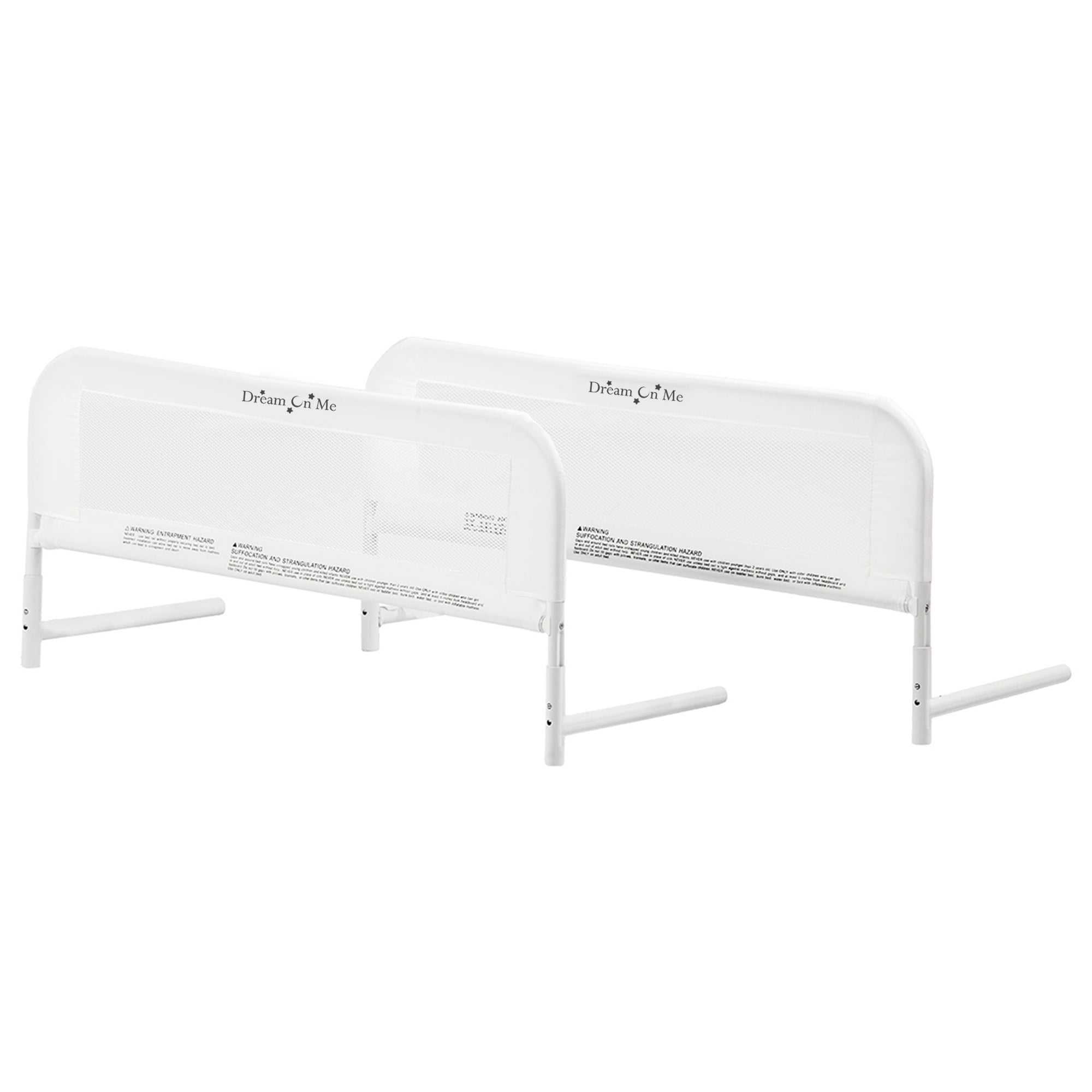 Photo 1 of Dream On Me Mesh Bed Rails for Twin Size Bed, Double Pack (Recommended for use with 5 inches or less thick mattress)