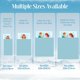 thumbnail image 2 of Cooling Blanket for Hot Sleepers – Thin Summer Cooling Blanket Throw Size, Q-Max >0.5 Lightweight Cooling Throw Blanket for Bed, Couch, or Sofa – Snowflake Cool Blankets, (Blue, 50" x 70"), 2 of 5