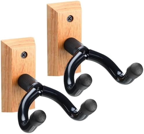 WLIKKS Crossbow Hanger for Wall Vertical Gun Rack Wall Mount Hardwood Gun Holder Compound Bow Hanger Holder Displays Rack Shotgun Hooks Rifle Storage Securely Holds Airsoft Firearm