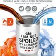 thumbnail image 4 of 1pc wife 30oz Tumbler with Straw & Handle - Insulated Stainless Steel Cup | Holiday Gift for Man Women (Christmas, Valentine's, Birthday), 4 of 7