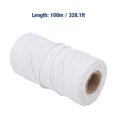 thumbnail image 1 of Yute 100m / 3281ft Coser Costura a mano Manualidades DIY Cordón trenzado vintage Hilo de yute Blanco ANGGREK Otros, 1 of 8