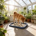 thumbnail image 6 of Aoznliie Dog Potty Tray, Easy Clean Pet Toilet with Splash Guard & Removable Grid & Scoop, Pee Pad Holder for Small Medium Dogs, 18.9x15x5.5 in, 6 of 6