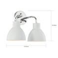 thumbnail image 4 of Sloan 2 - Light Polished Nickel Wall Sconce, 4 of 6