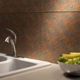 thumbnail image 5 of FASÄDE Hammered Decorative Vinyl Backsplash 15 sq ft Kit in Copper Fantasy, 5 of 5