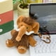 thumbnail image 1 of Lindo muñeco de peluche con orejas grandes y colmillos | Juguete suave antiestrés | Reposamuñecas de escritorio y llavero decorativo para bolso | 24 cm de largo (acostado), 1 of 6