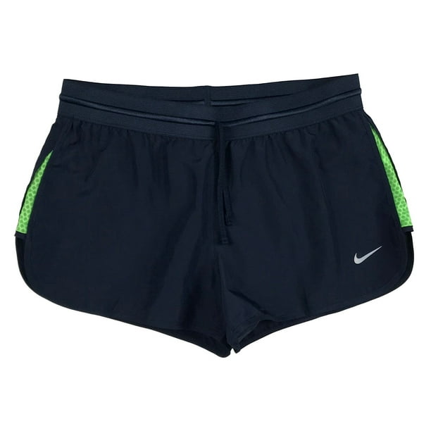 Nike Nike Womens DriFit Fast Tempo Running Shorts w/Brief Liner Blue